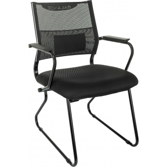 Кресло БЮРОКРАТ CH BALANCE-AV ELASTIC-102 TW-11 сетка/ткань полозья металл черный Кресло БЮРОКРАТ CH BALANCE-AV ELASTIC-102 TW-11 сетка/ткань полозья металл черный