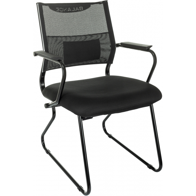 Кресло БЮРОКРАТ CH BALANCE-AV ELASTIC-102 TW-11 сетка/ткань полозья металл черный CH BALANCE-AV B