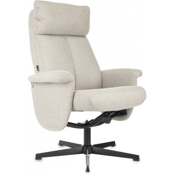 Кресло для дома БЮРОКРАТ _BARON с пуфом бежевый Кресло для дома БЮРОКРАТ _BARON с пуфом бежевый