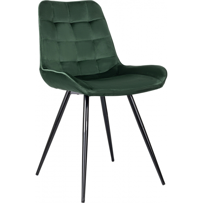 Стул для дома БЮРОКРАТ CH-K2 зеленый металл черный на ножках CH-K2_1/HL30